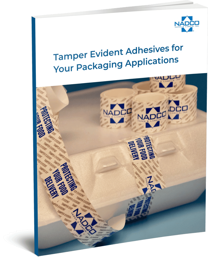 Tamper Evident Labels for Packaging NADCO Tapes & Labels NADCO® Tapes & Labels, Inc.